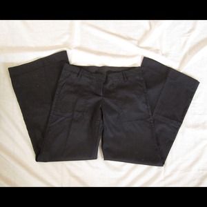 Anthropologie Black wide leg trousers pants 6 Anthropologie Black wide leg trousers pants 6
