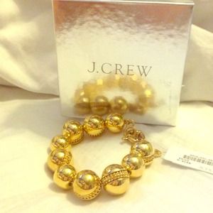 J.Crew Gold Ball Bracelet NWT J.Crew Gold Ball Bracelet NWT