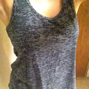 #10b - Gray Burnout Tank Top #10b - Gray Burnout Tank Top