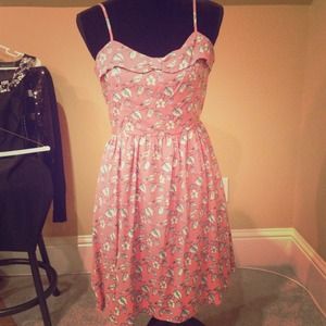 Lauren Conrad bird and flower dress Lauren Conrad bird and flower dress