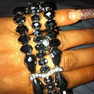 Dior bracelet silver ruby stud Dior bracelet silver ruby stud