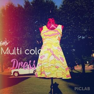 Host pickMulti colored skater dress Host pickMulti colored skater dress