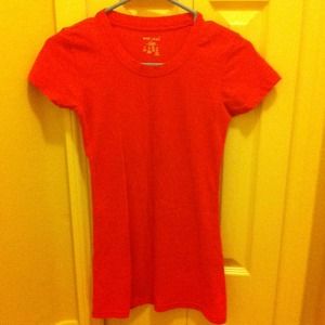 Wet Seal Tops - Wet Seal Red/Melon T-Shirt Wet Seal Tops - Wet Seal Red/Melon T-Shirt
