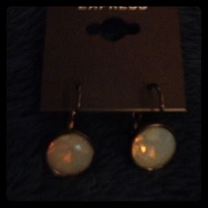 Beautiful luminescent stone earrings. Beautiful luminescent stone earrings.