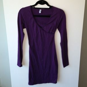 American Apparel Wrap Front Dress
