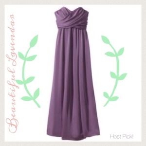 Lavender Chiffon Maxi Dress bridesmaid ✨host pick✨ Lavender Chiffon Maxi Dress bridesmaid ✨host pick✨
