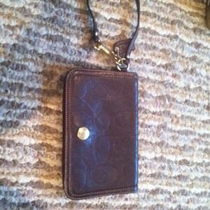 Authentic Coach leather clutch Authentic Coach leather clutch