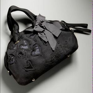 LANVIN Flat-Face Bowler Small Anthracite felt NWT LANVIN Flat-Face Bowler Small Anthracite felt NWT