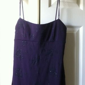Dresses & Skirts - Dark Purple Spaghetti Strap Dress Dresses & Skirts - Dark Purple Spaghetti Strap Dress