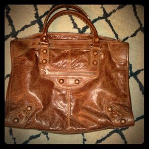 Balenciaga Chestnut Weekend Voyage CGH Bag! Balenciaga Chestnut Weekend Voyage CGH Bag!
