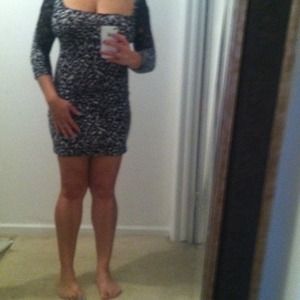Lace & animal print dress Lace & animal print dress