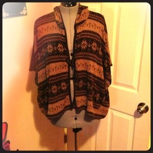 Hooded oversized cardigan Hooded oversized cardigan