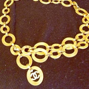 Chanel gold chain belt Chanel gold chain belt