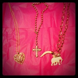 Bundle of Three Statement Necklaces Bundle of Three Statement Necklaces
