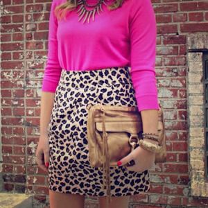 Marc By Marc Jacobs Leopard Skirt Marc By Marc Jacobs Leopard Skirt