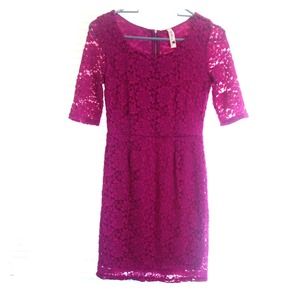 Fuchsia Lace dress Fuchsia Lace dress