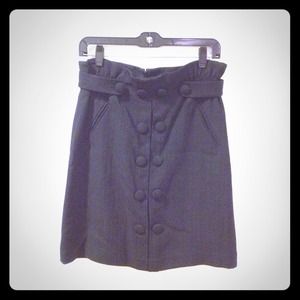 3.1 Phillip Lim Black Button Skirt 3.1 Phillip Lim Black Button Skirt