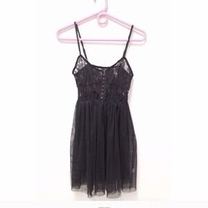 Poof Couture Dresses & Skirts - Lingerie Lace and Tulle Dress Poof Couture Dresses & Skirts - Lingerie Lace and Tulle Dress