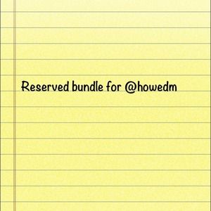Reserved Bundle Reserved Bundle
