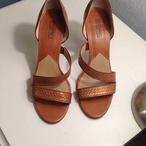 Michael Kors snake skin heels Michael Kors snake skin heels