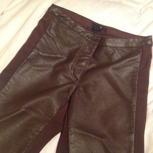 Pleather Chocolate Brown Pants Pleather Chocolate Brown Pants