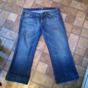 7 for All Mankind denim capris 7 for All Mankind denim capris