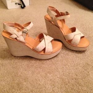 Lowered ✨Kork-Ease Bette Wedges Lowered ✨Kork-Ease Bette Wedges