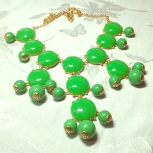 Last green Bubble bib necklace Last green Bubble bib necklace