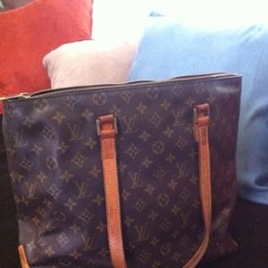 Louis Vuitton monogram cabas mezzo Louis Vuitton monogram cabas mezzo