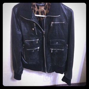 Dolce & Gabbana leather jacket Dolce & Gabbana leather jacket