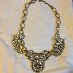 Crystal Cluster Statement Necklace Crystal Cluster Statement Necklace