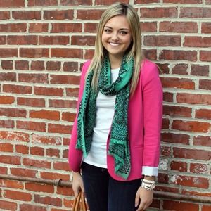SOLD - Silence + Noise Pink Open-Front Blazer SOLD - Silence + Noise Pink Open-Front Blazer