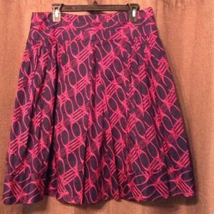 DVF chain link print skirt with pockets DVF chain link print skirt with pockets