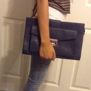 Dressy navy cross body/ clutch Dressy navy cross body/ clutch