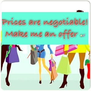 Prices are negotiable
