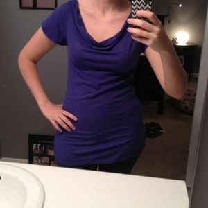Scoop neck, low back tee Scoop neck, low back tee