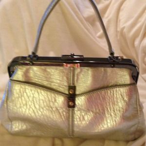 NEW! Silver Leather Henri Bendel Handbag NEW! Silver Leather Henri Bendel Handbag