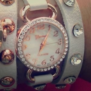 White/Rose Gold Wrap Watch White/Rose Gold Wrap Watch