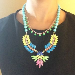 Neon Statement Necklace Neon Statement Necklace