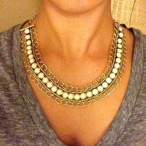 White Chain Link Necklace White Chain Link Necklace