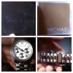 Michael kors mono tone watch Michael kors mono tone watch