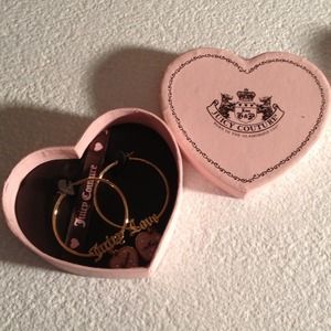 Juicy Couture hoop earrings Juicy Couture hoop earrings