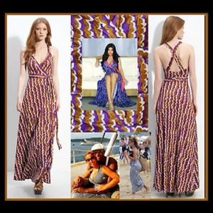 Diane Von Furstenberg Wrap Maxi Dress NEW Diane Von Furstenberg Wrap Maxi Dress NEW