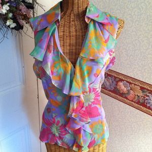 Dana Buchman Tops - ๐๐๐HOST PICK๐๐๐Dana Buchman Silk Blouse Dana Buchman Tops - ๐๐๐HOST PICK๐๐๐Dana Buchman Silk Blouse