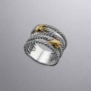 DAVID YURMAN CROSSOVER DOUBLE X RING DAVID YURMAN CROSSOVER DOUBLE X RING 
