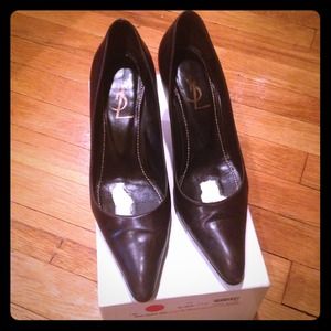 YSL brown heels YSL brown heels