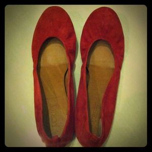 J.Crew Cece Suede Ballet Flats J.Crew Cece Suede Ballet Flats