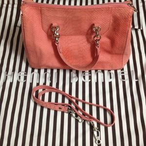 Henri Bendel Coral Barrel Handbag Henri Bendel Coral Barrel Handbag 
