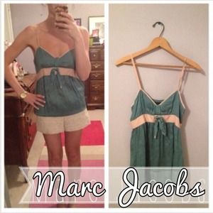 Marc Jacobs Silk Bow Top Sz 6 Marc Jacobs Silk Bow Top Sz 6