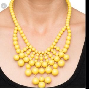 Yellow bib collar necklace. FINAL REDUCTION SALE Yellow bib collar necklace. FINAL REDUCTION SALE